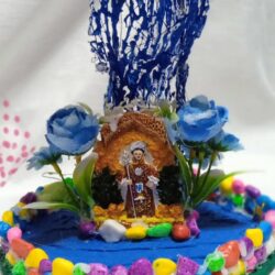 pozo de los deseos con imagen de san lorenzo